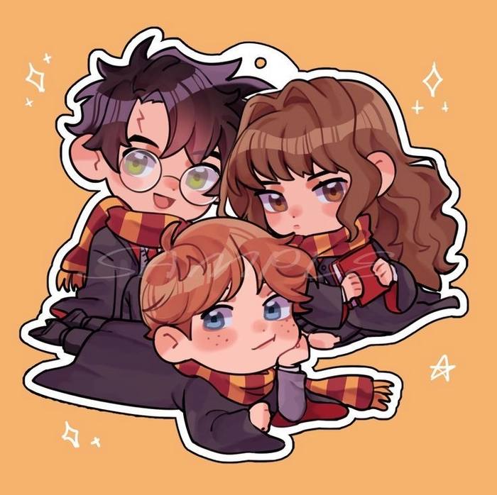 Hình ảnh Harry Potter chibi cute ngộ nghĩnh