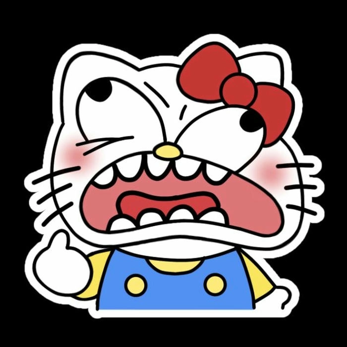 Hình ảnh Hello Kitty cute vô tri siêu dễ thương