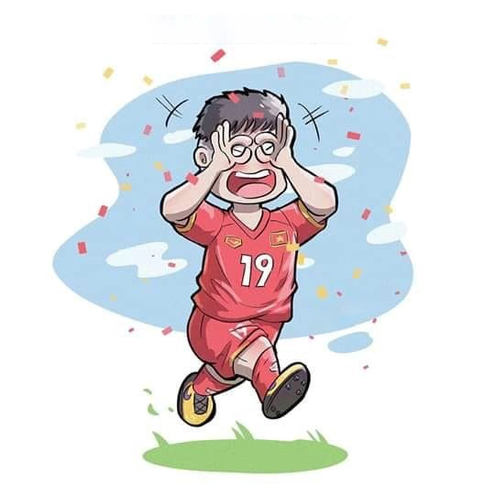 Hình ảnh Quang Hải cute đáng yêu ngất ngây
