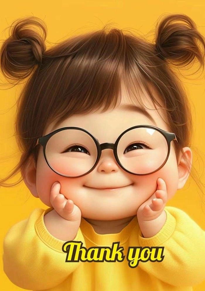 Hình ảnh Thank You cute dễ thương