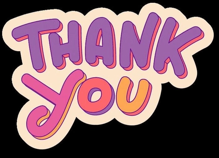 Hình ảnh Thank You sáng tạo cute