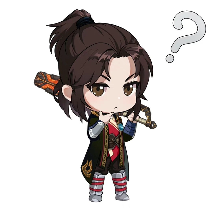 Hình ảnh Tiêu Viêm chibi cute cực chất
