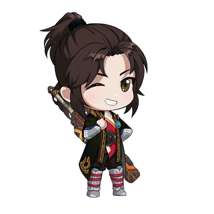 Hình ảnh Tiêu Viêm chibi đáng yêu trong anime