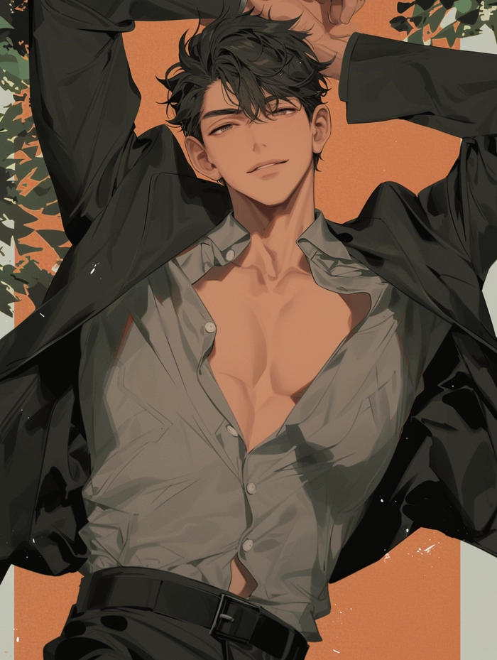 Hình ảnh anime nam cool ngầu thần thái lạnh lùng