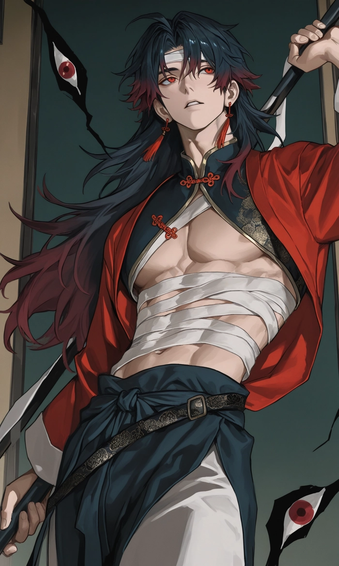 Hình ảnh anime nam ngầu đeo khẩu trang bí ẩn