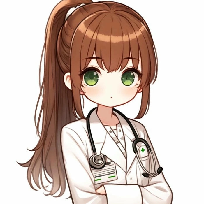 Hình ảnh bác sĩ hoạt hình cute siêu dễ thương