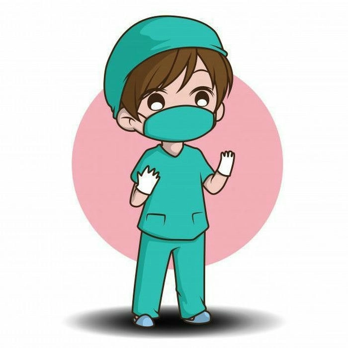Hình ảnh bác sĩ hoạt hình đẹp đầy màu sắc