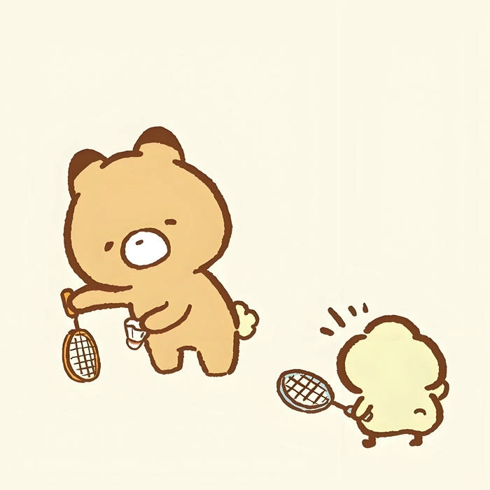 Hình ảnh cầu lông cute độc đáo