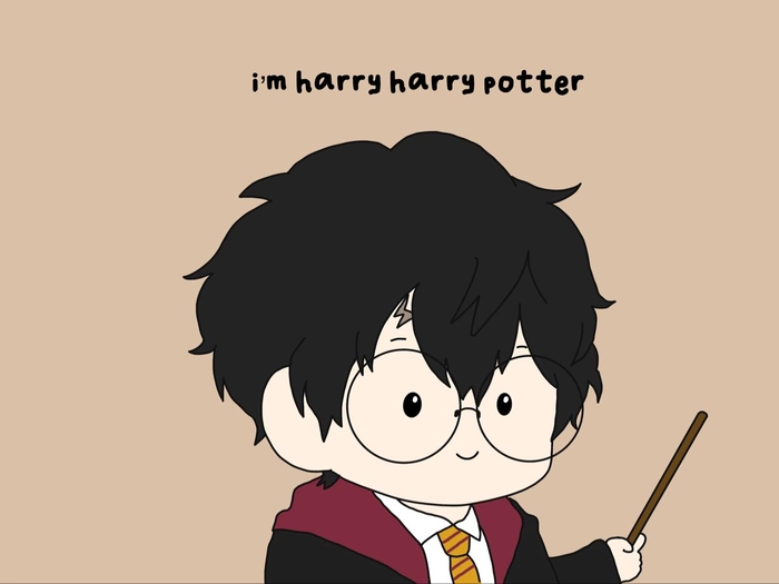 Hình ảnh chibi Harry Potter ngộ nghĩnh đáng yêu