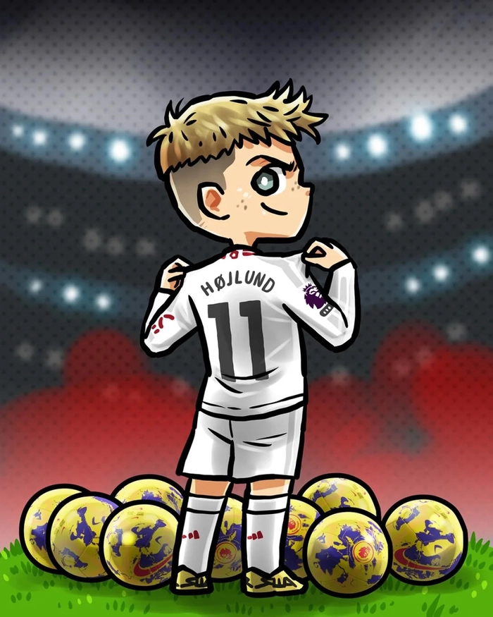 Hình ảnh chibi Manchester United hài hước đáng yêu