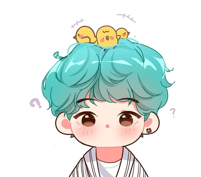 Hình ảnh chibi V BTS cute cực xinh