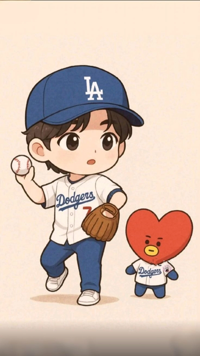 Hình ảnh chibi V BTS dễ thương ngộ nghĩnh