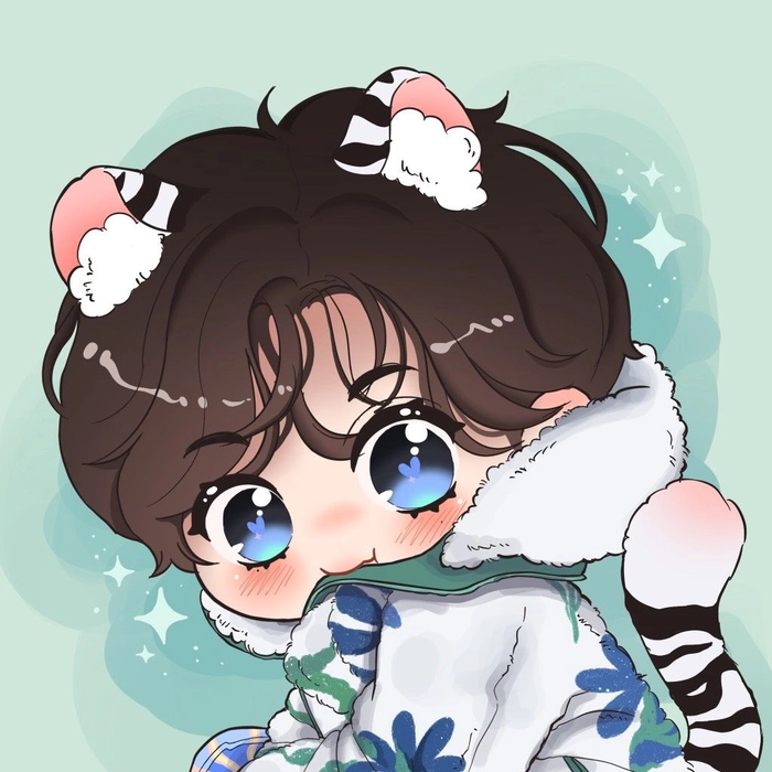 Hình ảnh chibi V BTS siêu cute