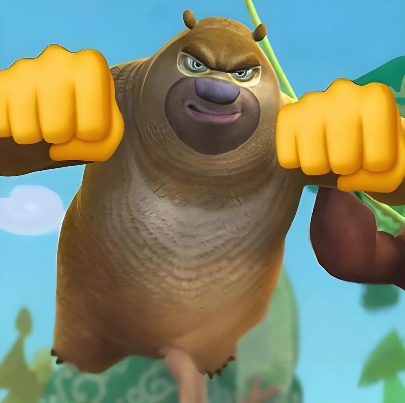 Hình ảnh gấu Boonie meme cười nghiêng ngả