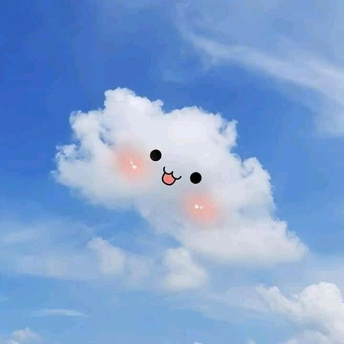Hình ảnh mây hồng cute rực sáng bầu trời