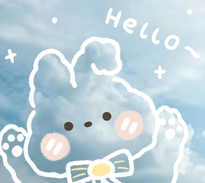 Hình ảnh mây trời cute ngọt ngào dễ thương