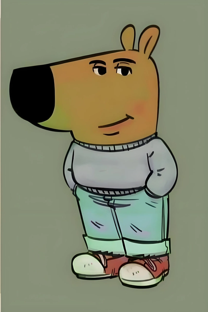 Hình ảnh meme Chill Guy lầy lội