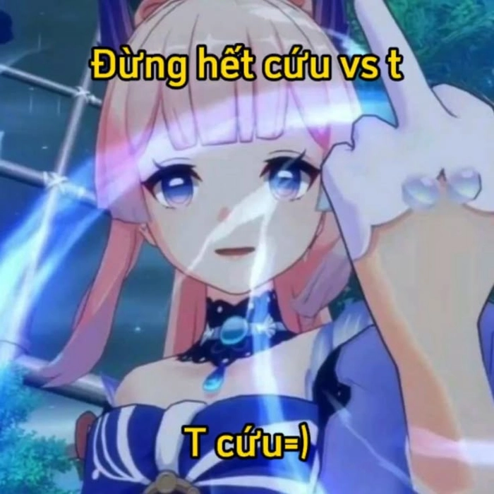 Hình ảnh meme Genshin Impact lầy lội