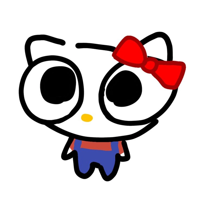 Hình ảnh meme Hello Kitty lầy lội