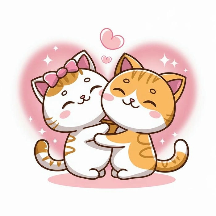 Hình ảnh sticker cute không màu nghệ thuật