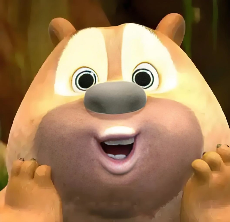 Hình chế vui gấu Boonie meme cực cuốn