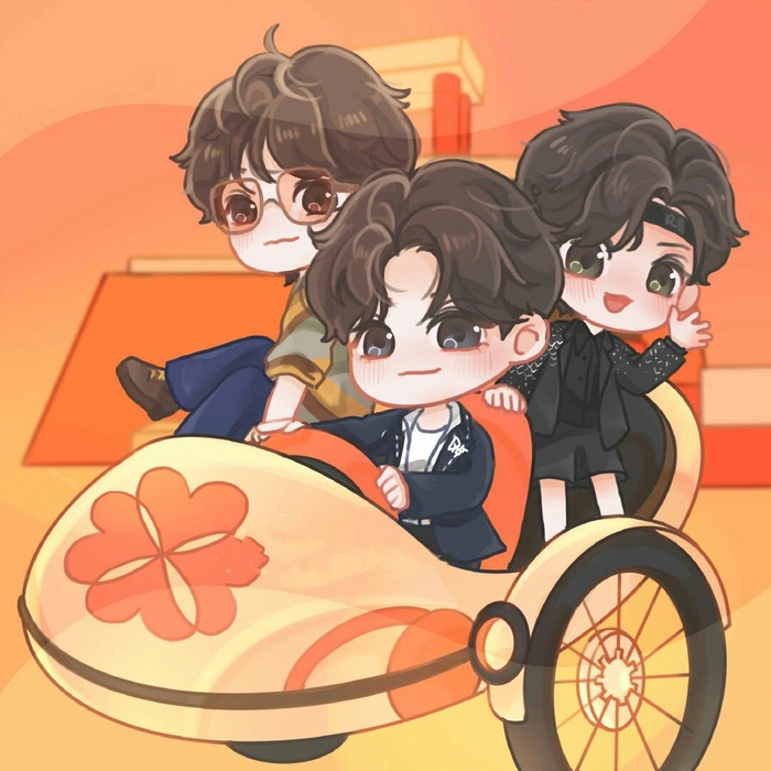 Hình chibi TFBoys cute lung linh