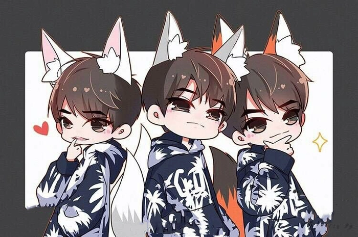 Hình chibi TFBoys đáng yêu