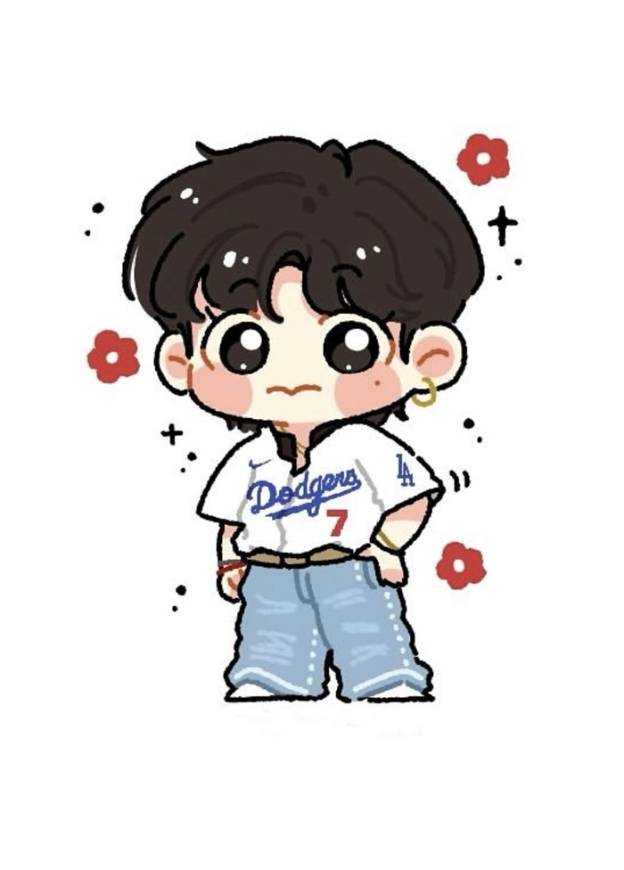 Hình chibi V BTS dễ thương cực xinh