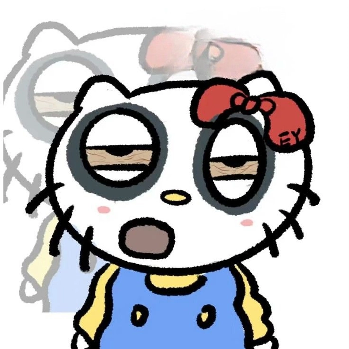 Hình meme Hello Kitty bựa lầy lội