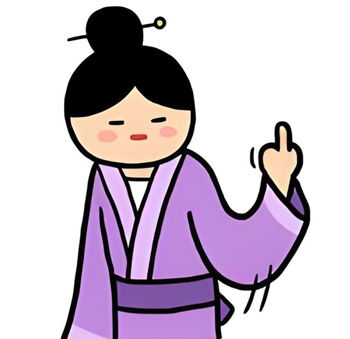 Hình meme ngón tay thối cực ngầu bá cháy