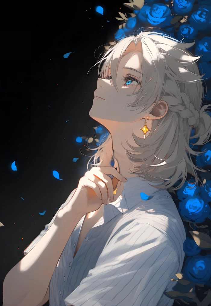 Hình nền Genshin Albedo wallpaper đẹp lung linh
