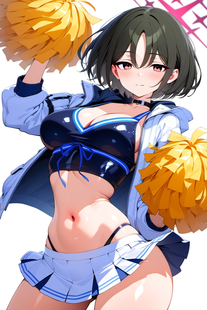 Hình nền Misaki Blue Archive gợi cảm