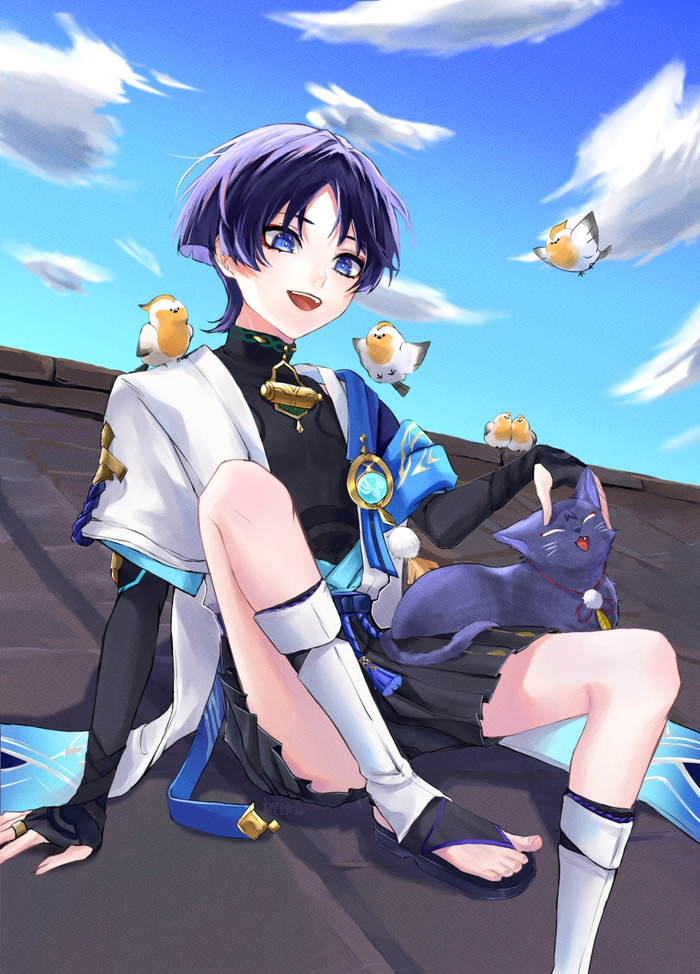 Hình nền Wanderer anime 4k cực đẹp
