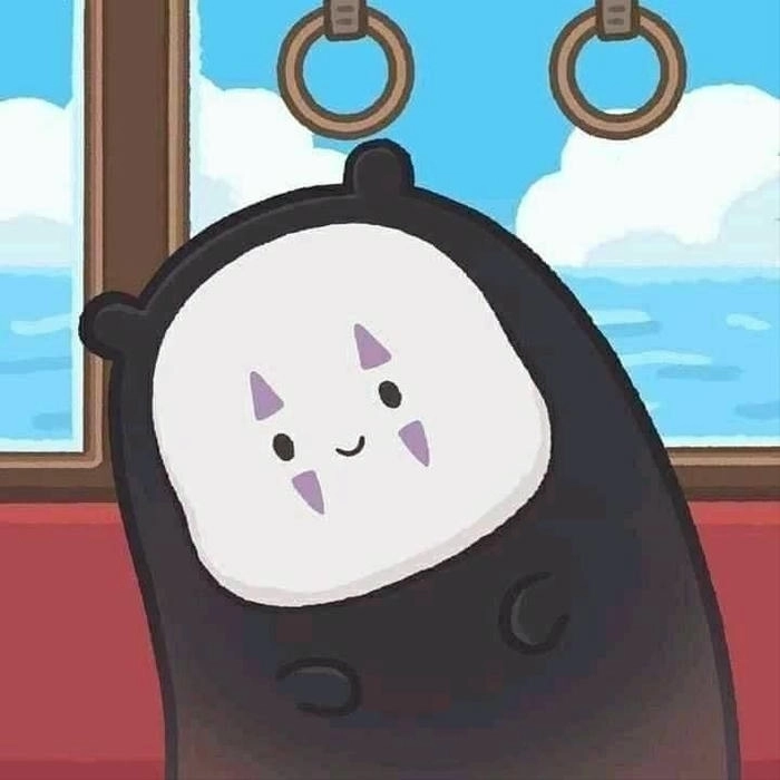 Hình nền ma Vô Diện cute nghệ thuật