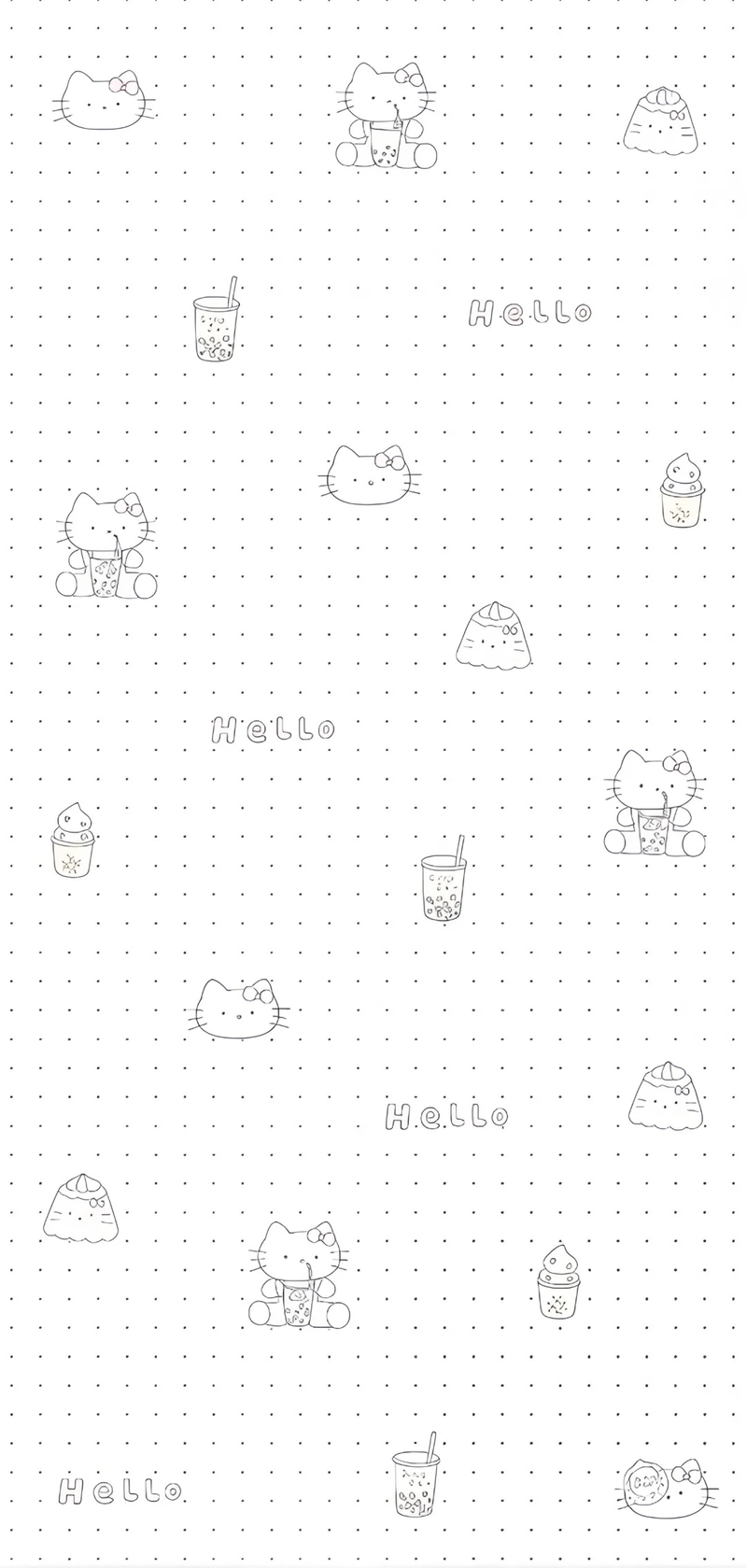 Hình nền trắng cute độc đáo và bắt mắt