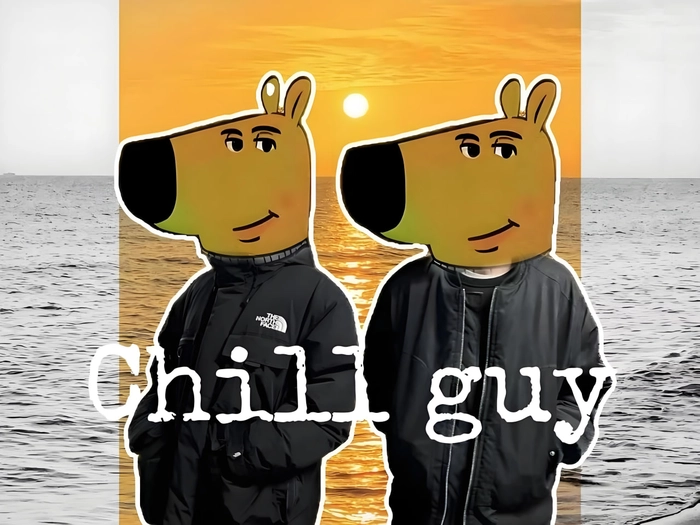 Meme Chill Guy ngầu vui nhộn