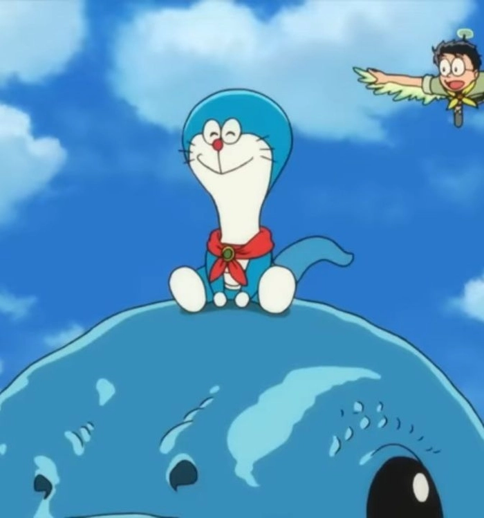 Meme Doraemon giơ ngón giữa bựa hài