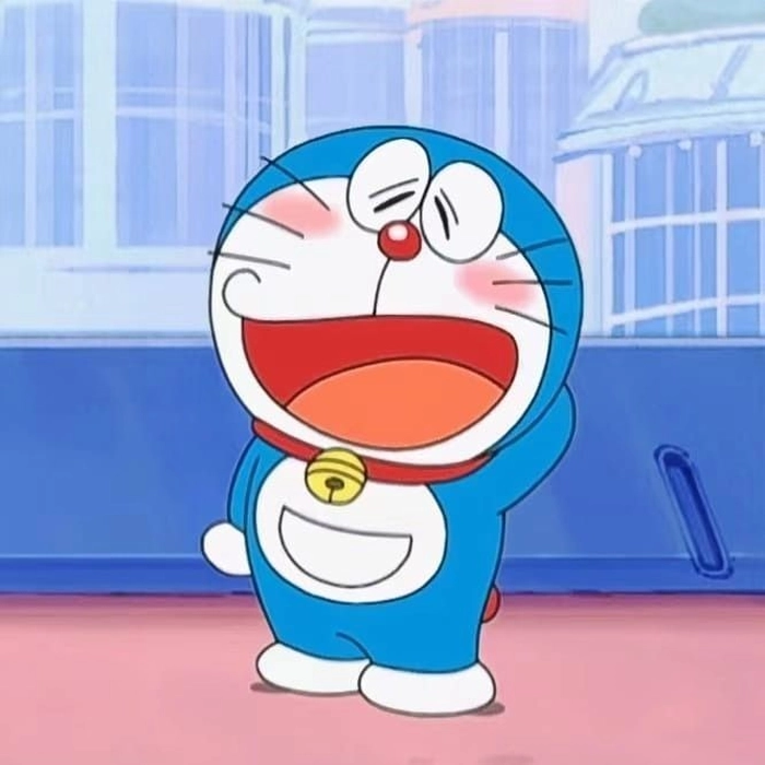 Meme Doraemon giơ ngón giữa ngộ nghĩnh