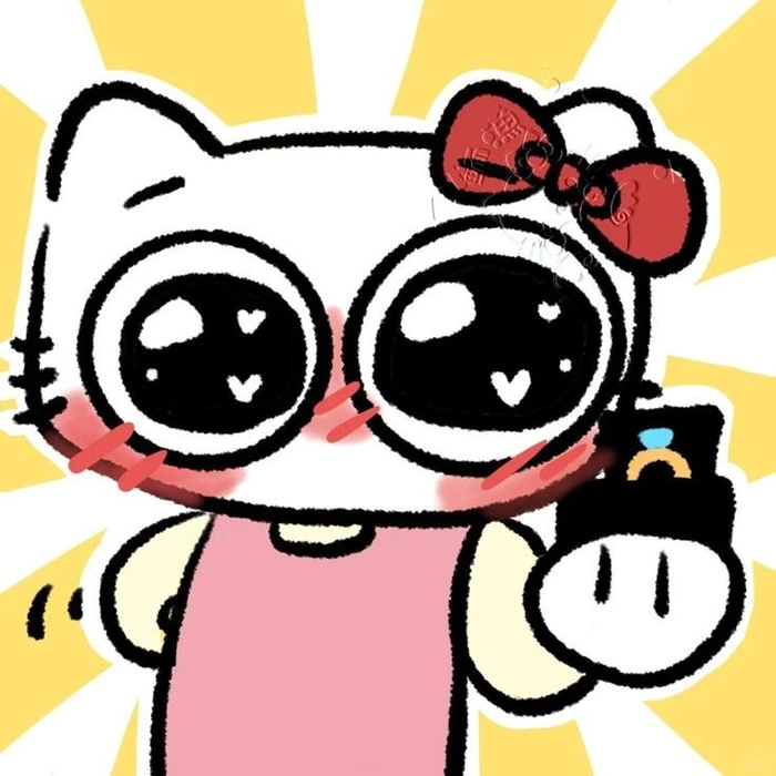 Meme Hello Kitty cute bá đạo