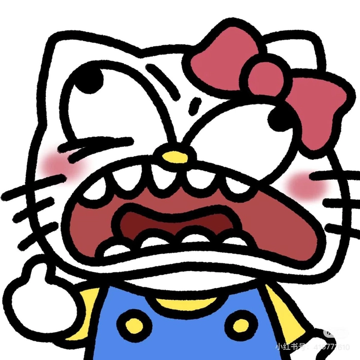 Meme Hello Kitty cute dễ thương