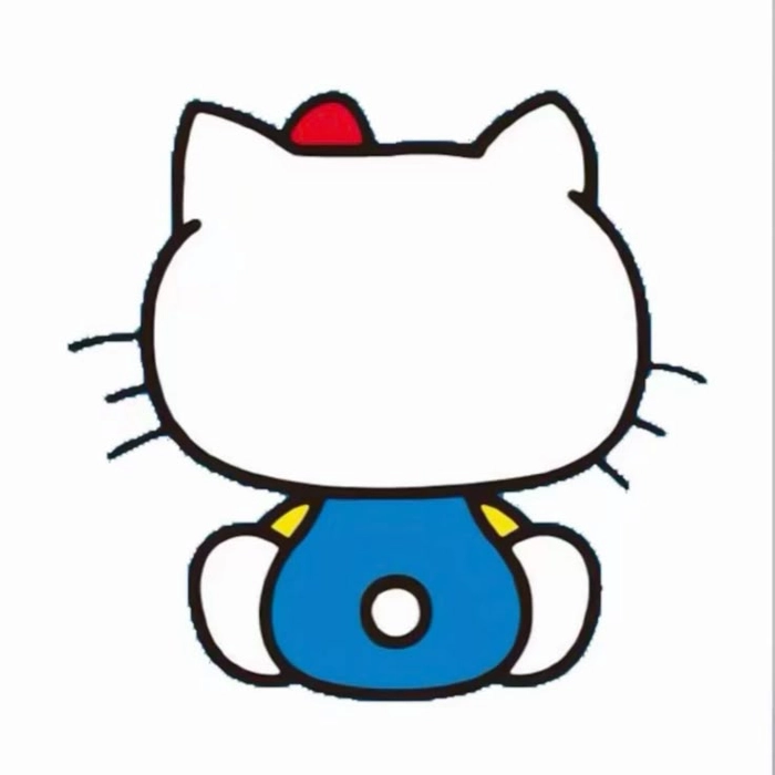Meme Hello Kitty dỗi đáng yêu