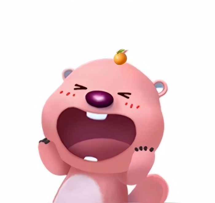 Meme Loopy cute hồng dễ thương