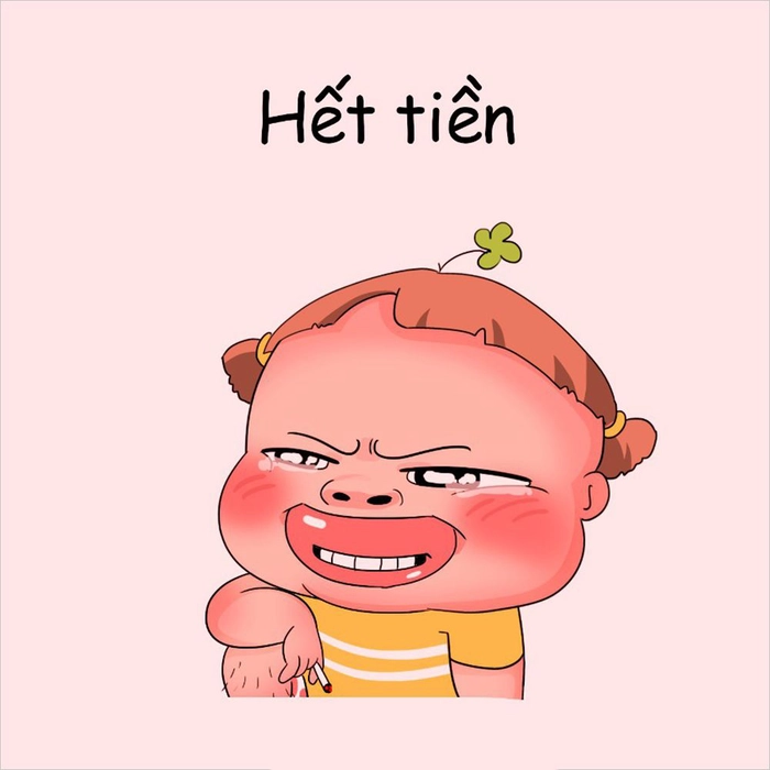 Meme Quỳnh Aka đói vui nhộn cực đáng yêu