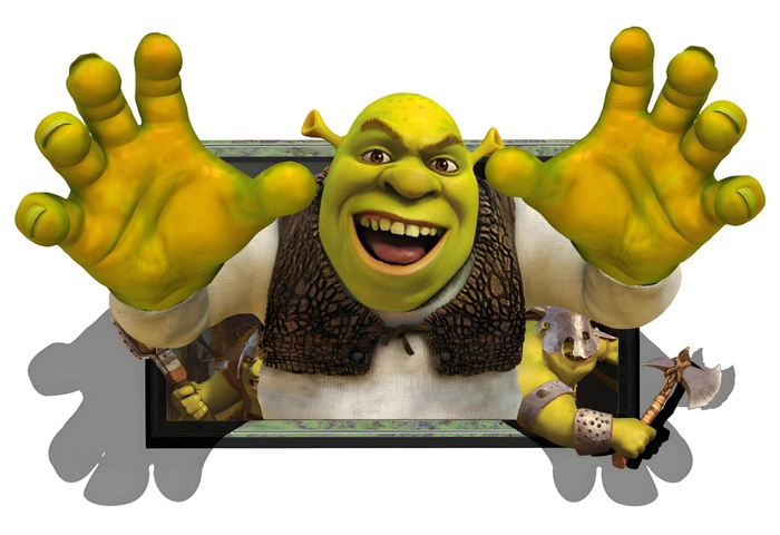 Meme Shrek dễ thương đáng yêu
