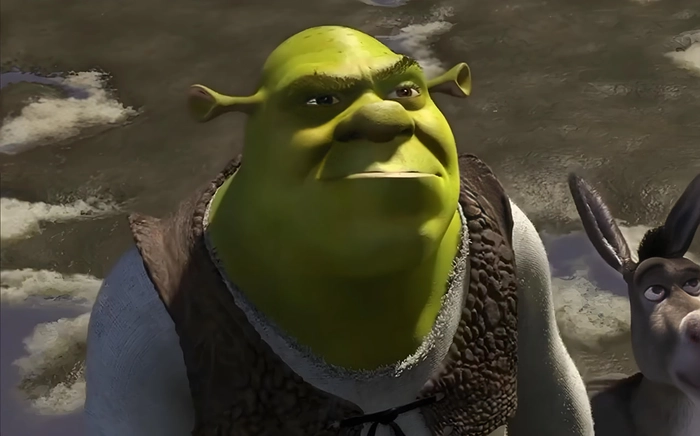 Meme Shrek ngầu bá đạo siêu mặn