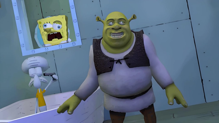 Meme Shrek troll bạn bè cực chất