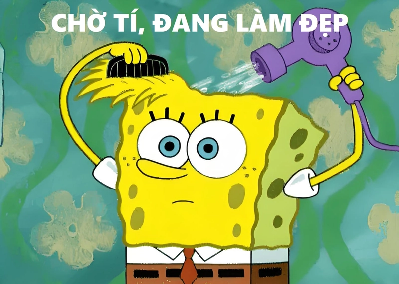 Meme Spongebob ngộ nghĩnh đáng yêu