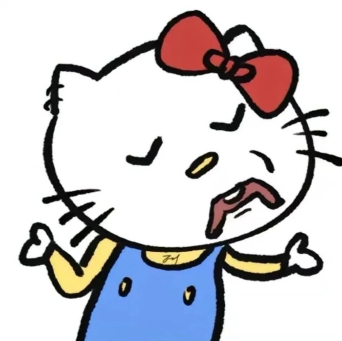 Meme ảnh Hello Kitty bựa bá đạo