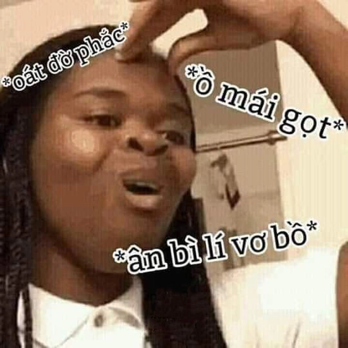 Meme anh da đen gãi đầu khó hiểu