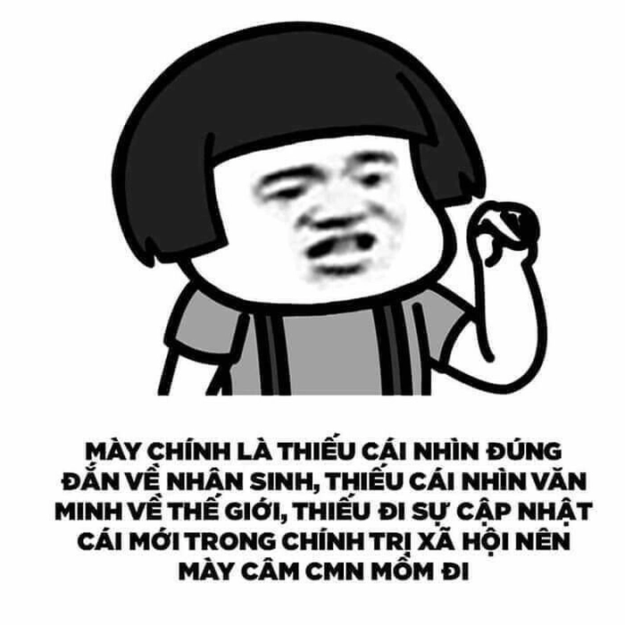 Meme chửi hài hước cực gắt